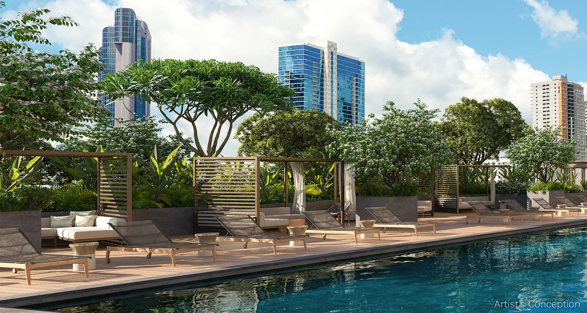Kaliu Pool and Poolside Lounge