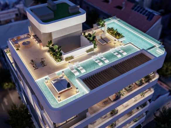MILABEKA NVOGA DEVELOPMENTS MALAGA RoofTop noche HD