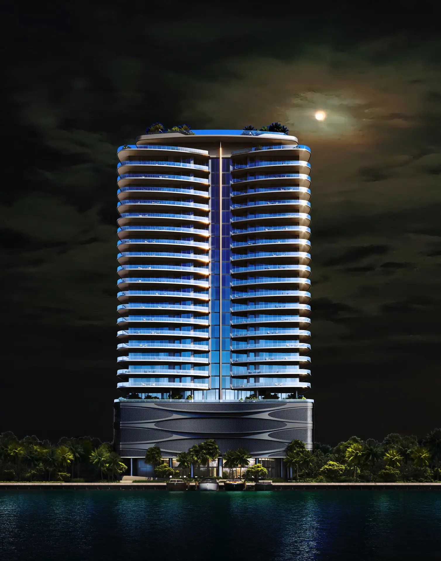 Pagani Residences Nighttime Hero