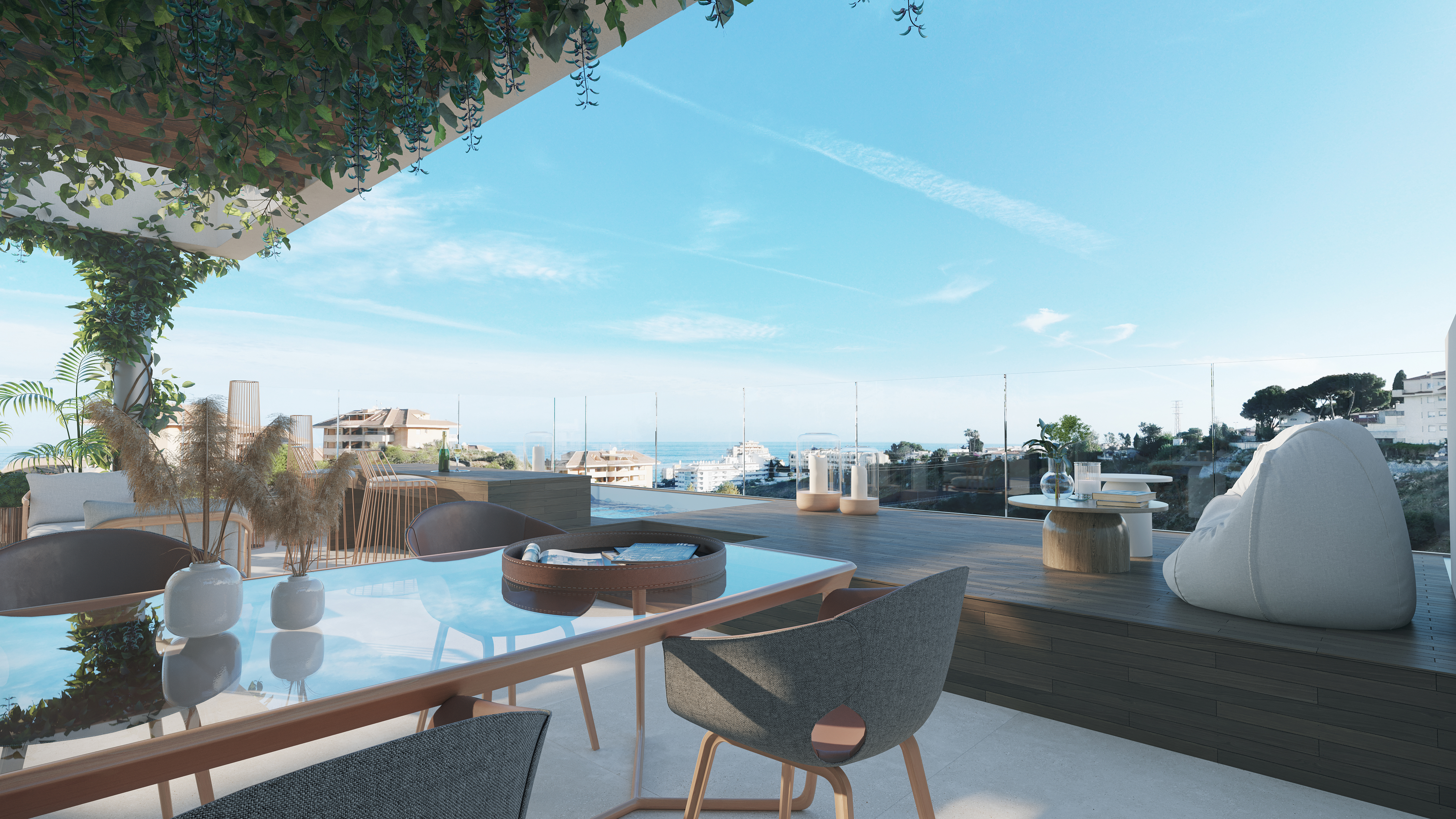 The Kos solarium, piscina privada, vistas mar