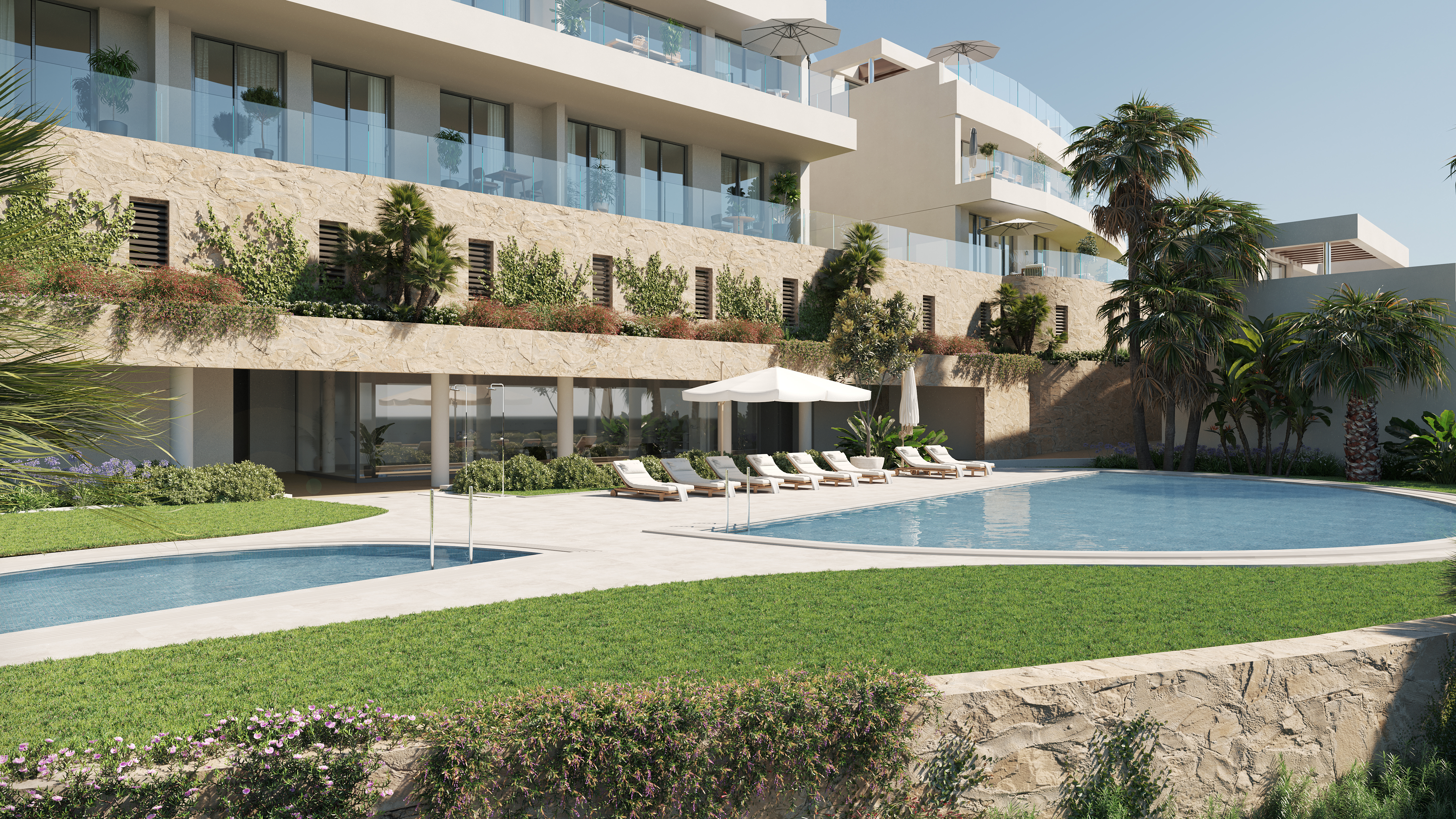 The Koss piscina y Amenities